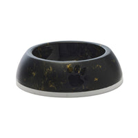 Thumbnail for Savic Delice Dog Bowl Marble - Black/Gold 0.3l