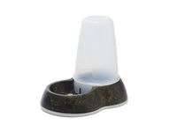 Thumbnail for Savic Loop Pet Water Store Dispenser Marble - Black/Gold 1.5l