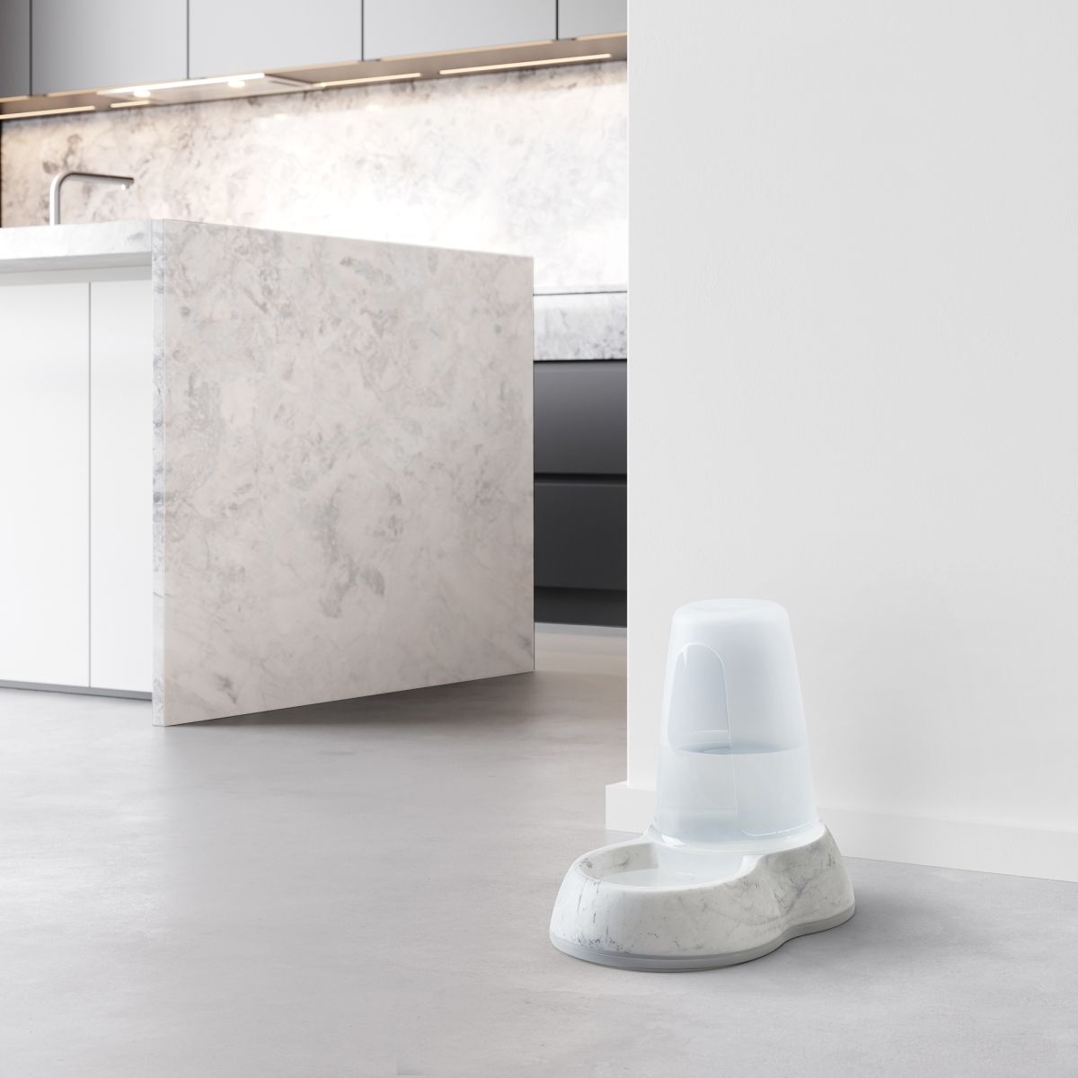Savic Loop Pet Water Store Dispenser Marble - 3.0l