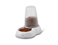Thumbnail for Savic Loop Pet Food Store Dispenser Marble - Grey 3.0l