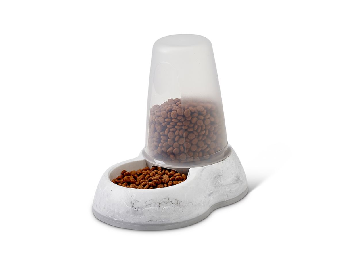 Savic Loop Pet Food Store Dispenser Marble - 3.0l