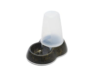 Thumbnail for Savic Loop Pet Food Store Dispenser Marble - Black/Gold 1.5l