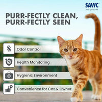 Savic Iriz Cat Litter Tray - Pale Blue 42CM