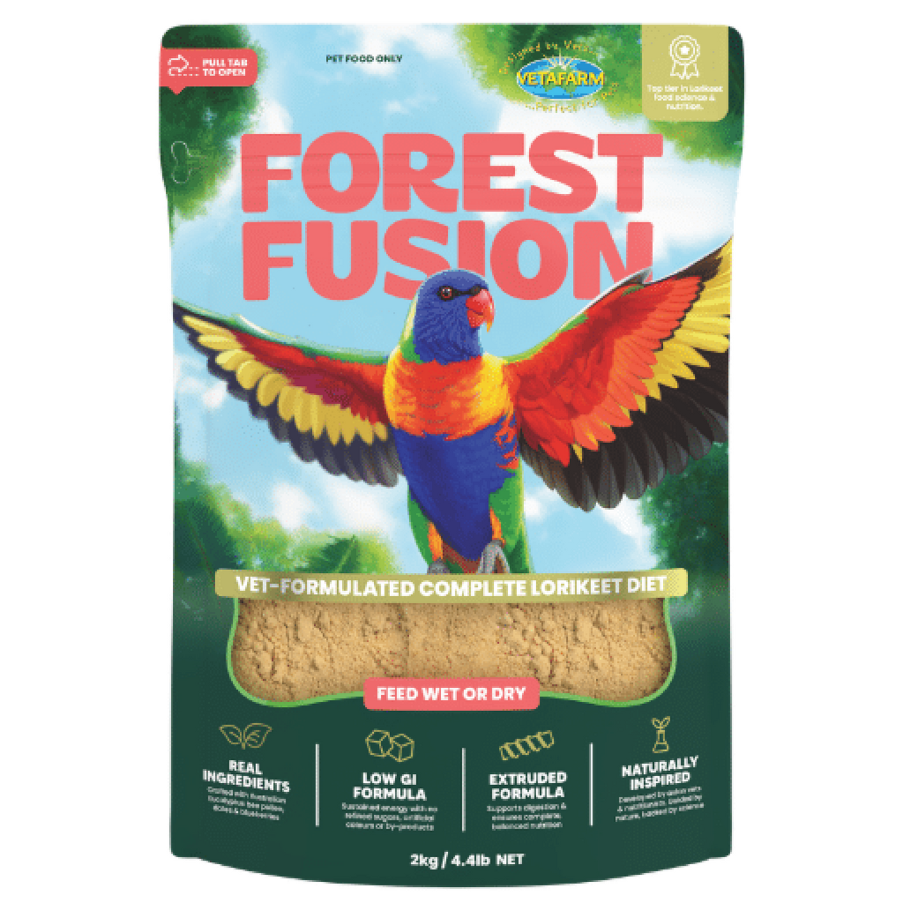 Avian Forest Fusion Lorikeet Diet 450 g