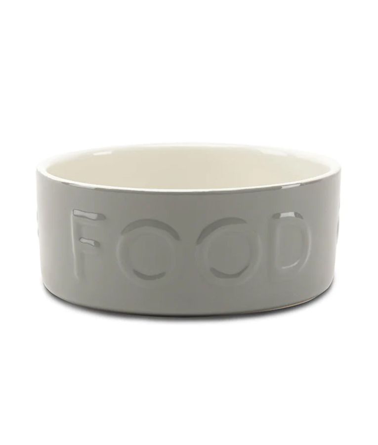Scruffs Classic Food Dog Bowl - GREY 19CM