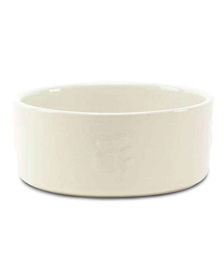 Scruffs Icon Food Dog Bowl  - Cream 19cm