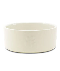 Thumbnail for Scruffs Icon Food Dog Bowl  - Cream 19cm