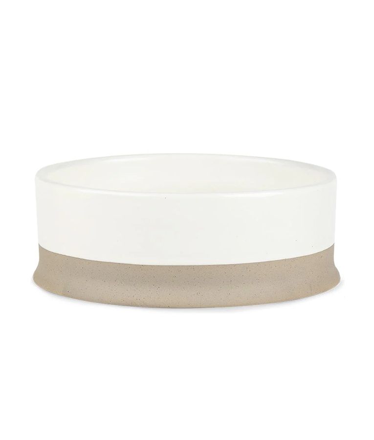 Scruffs Scandi Non-Tip Dog Bowl - Cream 16cm