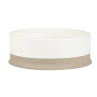 Scruffs Scandi Non-Tip Dog Bowl - Cream Grey 20CM