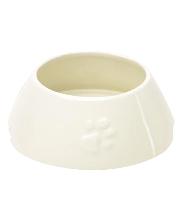 Scruffs Long Eared Dog Bowl  - Cream