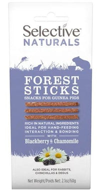 Selective Naturals Forest Sticks Guinea Pig Treats 60g - 60G