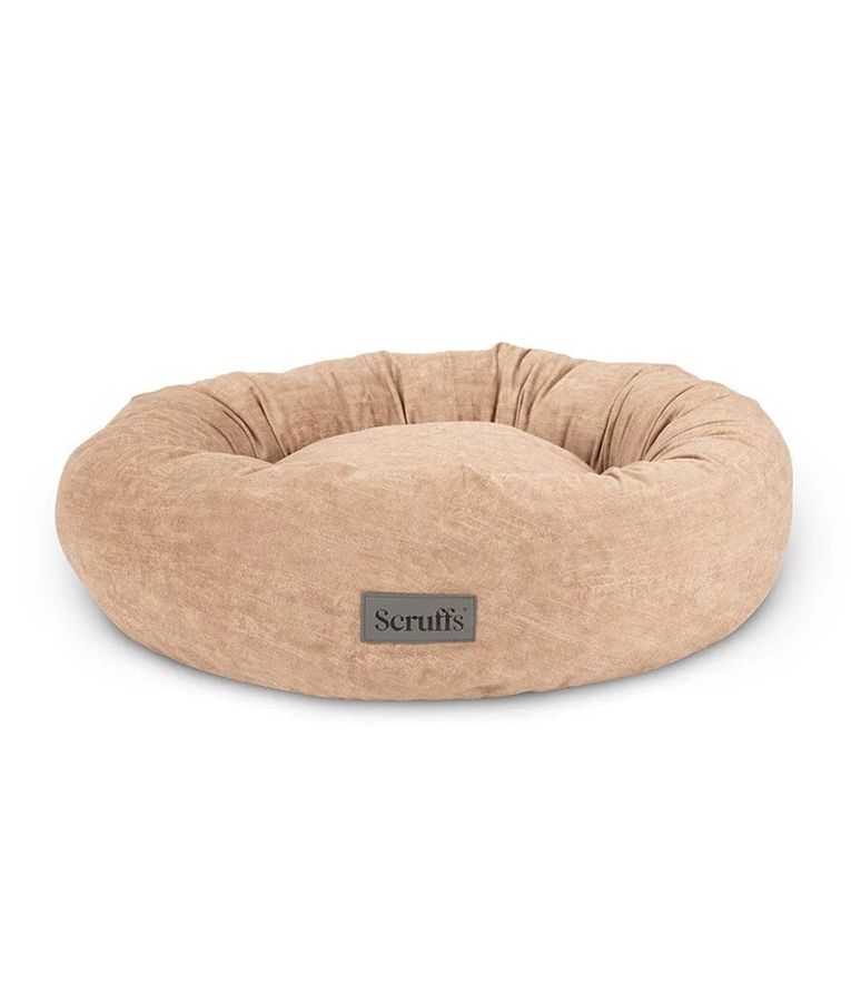 Scruffs Oslo Donut Dog Bed - Stone Grey Medium