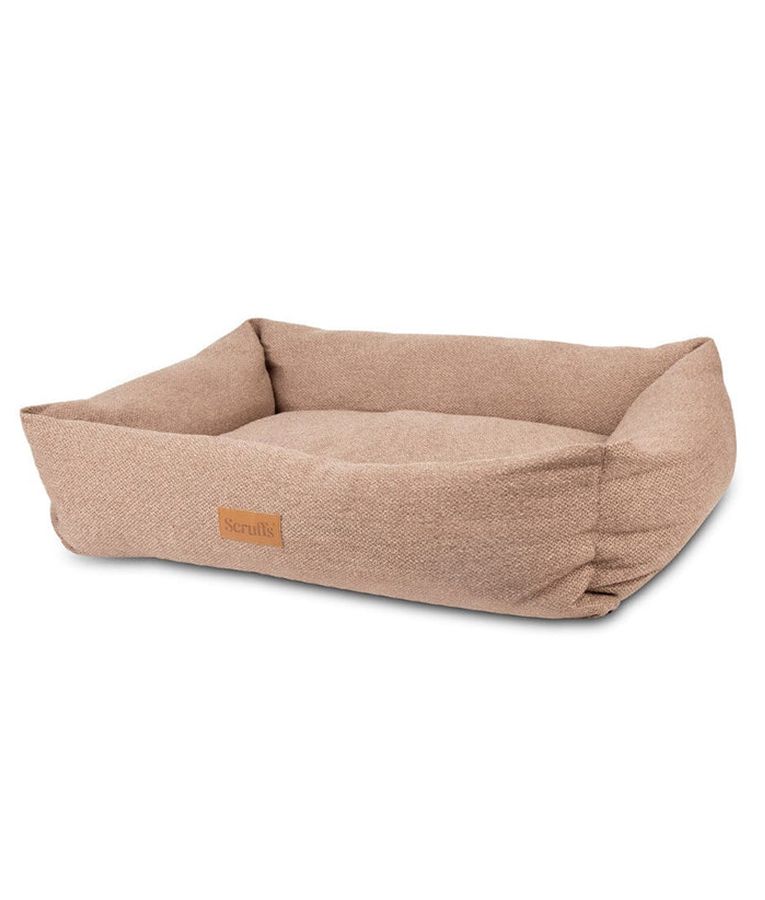 Scruffs Seattle Box Dog Bed - Sienna Brown Medium