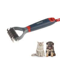 Thumbnail for Dual Head Dematting Comb 11 Teeth for Dogs & Cats