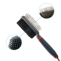 Thumbnail for Double-Sided Brush Nylon Bristles & Pins for Dogs and Cats
