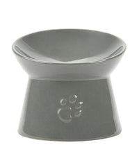 Thumbnail for Scruffs Classic Raised Feeder Cat Bowl - Grey 12cm