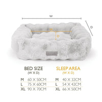 Scruffs Alpine Box Dog Bed - Champagne Medium