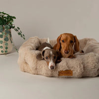 Scruffs Alpine Box Dog Bed - Champagne Medium
