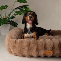 Scruffs Alpine Box Dog Bed - Taupe Medium