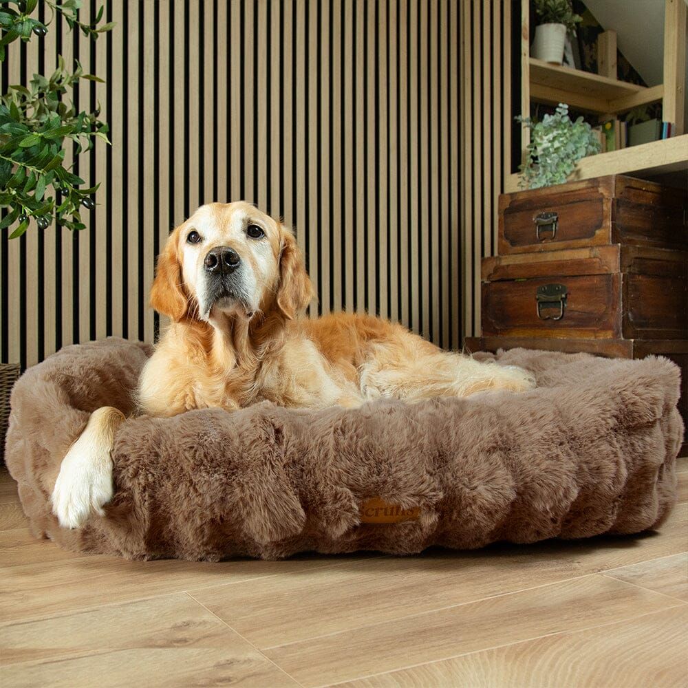 Scruffs Alpine Box Dog Bed - Taupe Large