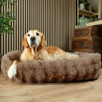 Scruffs Alpine Box Dog Bed - Taupe Large