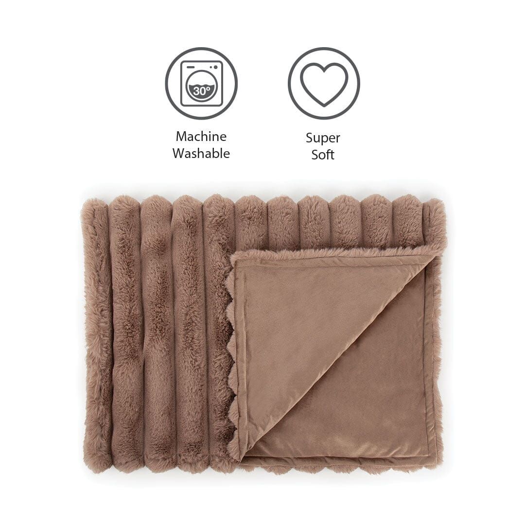 Scruffs Aspen Pet Blanket - Taupe Medium