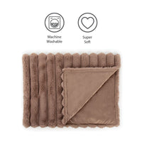 Scruffs Aspen Pet Blanket - Taupe Medium