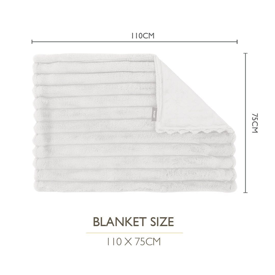 Scruffs Aspen Pet Blanket - Cream Medium