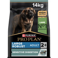 PRO PLAN LARGE ROBUST ADULT SENSITIVE DIGESTION, DRY DOG FOOD WITH LAMB, 14 KG