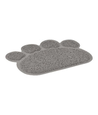 Thumbnail for Flamingo Pitou Matti Paw Cat Litter Tray Mat  - Grey Large