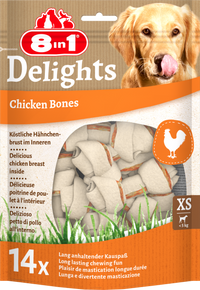 8in1 Delights Bones in Bag XS, 14 pcs, 168 g