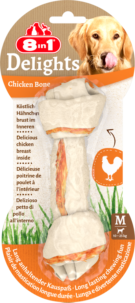 8in1 Delights Chicken Bones M, 65 g