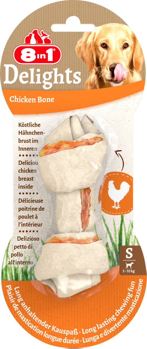 8in1 Delights Chicken Bones S, 35 g