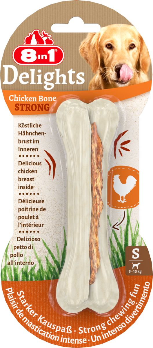 8in1 Delights Chicken Bones Strong S, 55 g