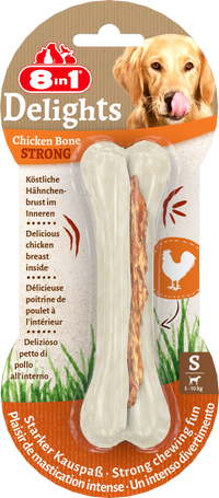 8in1 Delights Chicken Bones Strong S, 55 g