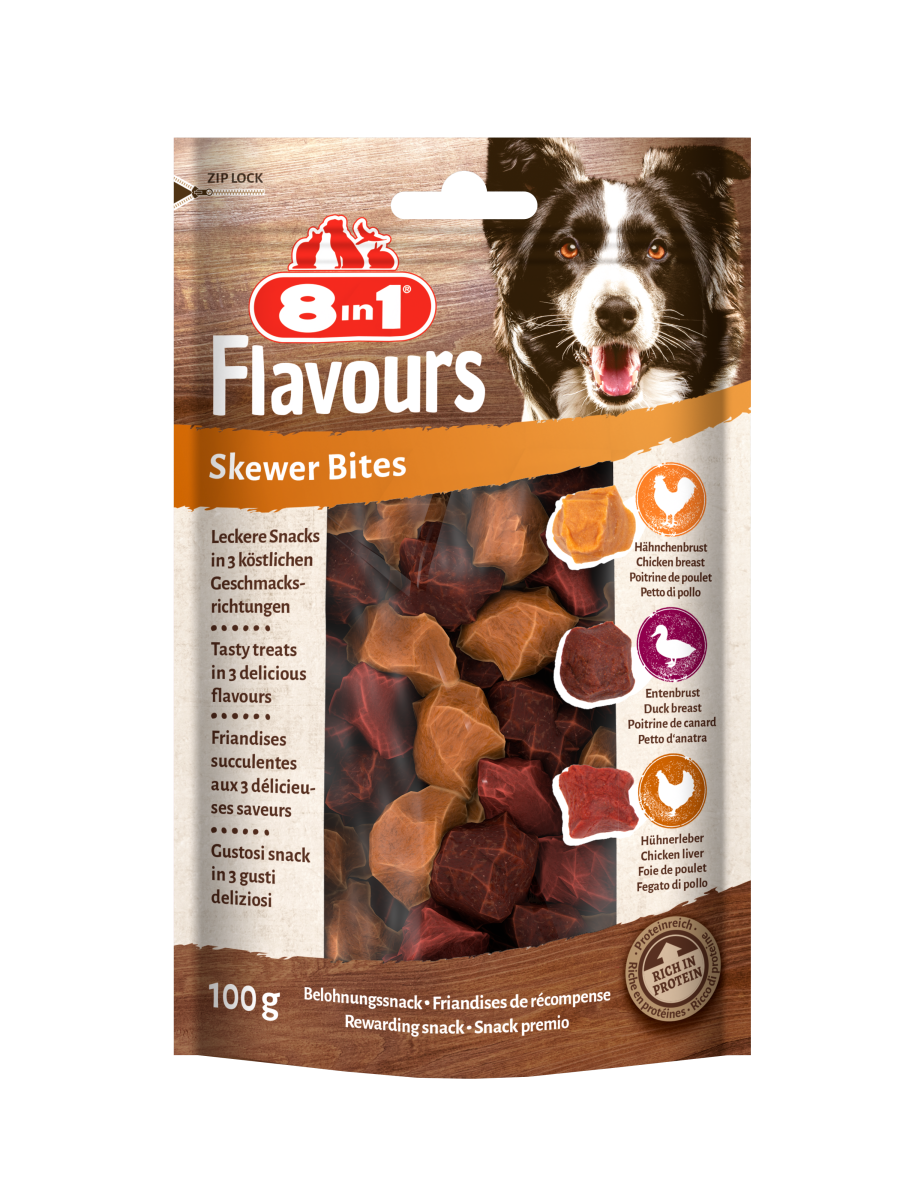 8in1 Flavours Skewer Bites 100 g