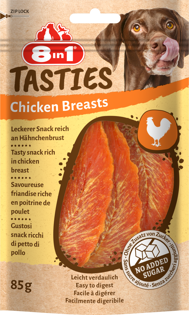 8in1 Tasties Chicken Breasts 85 g