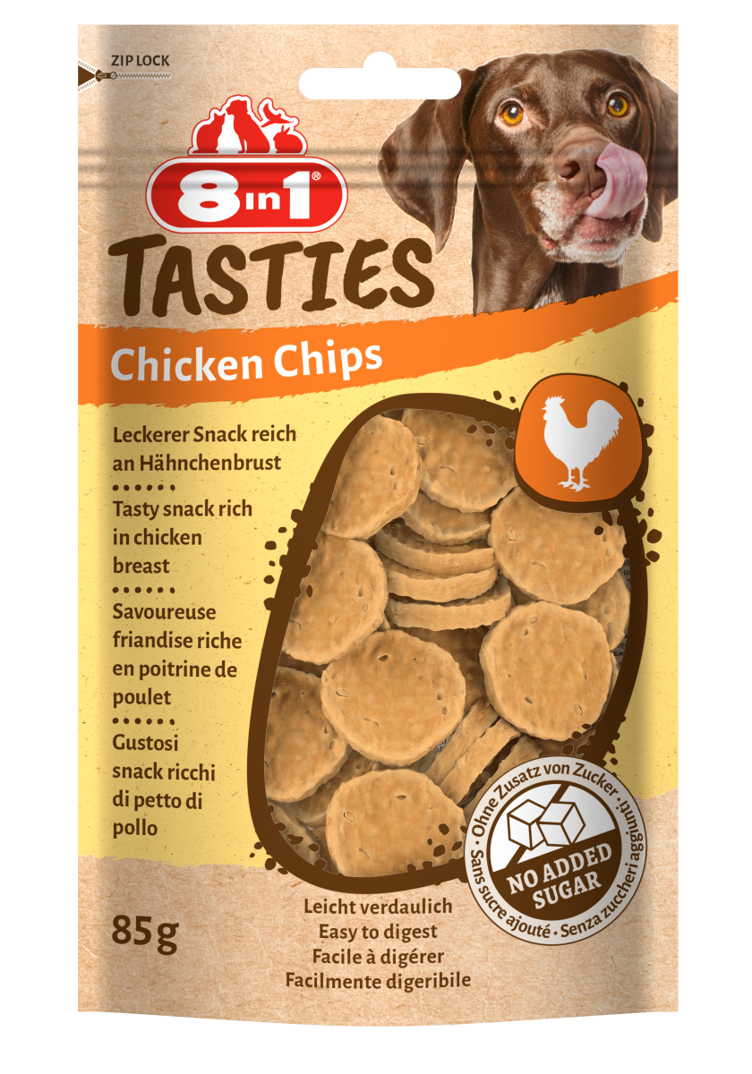8in1 Tasties Chicken Chips 85 g