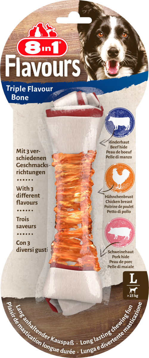 8in1 Triple Flavour Bone L, 85 g