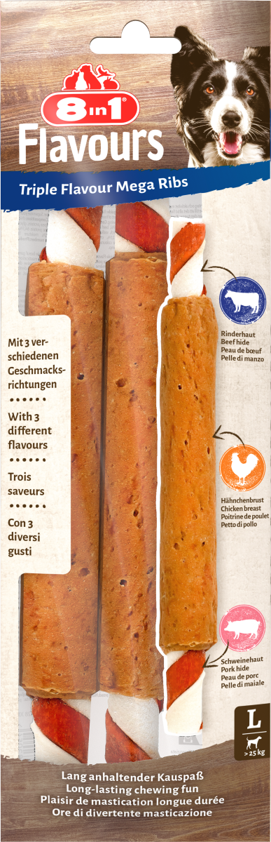 8in1 Triple Flavour Mega Ribs 140 g