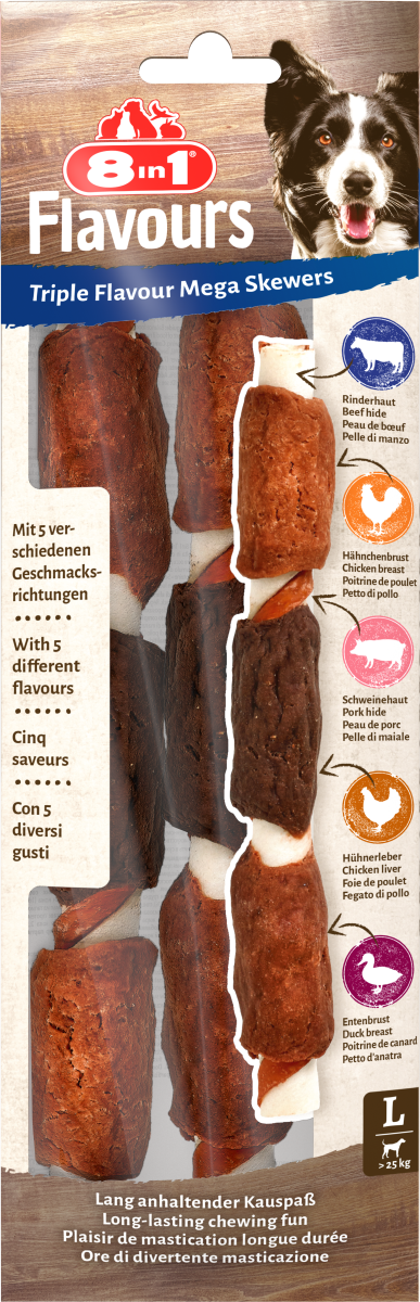 8in1 Triple Flavour Mega Skewers 160 g