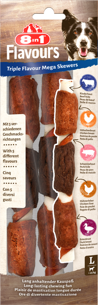 8in1 Triple Flavour Mega Skewers 160 g