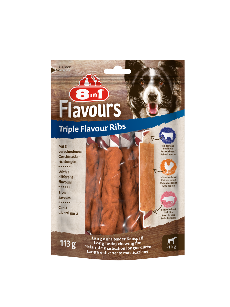 8in1 Triple Flavour Ribs 6pcs, 113 g