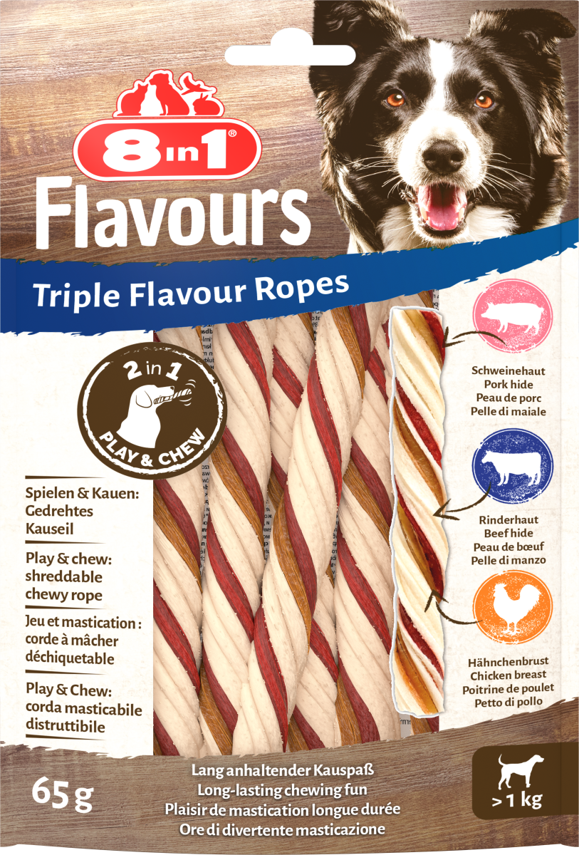 8in1 Triple Flavour Ropes 65 g