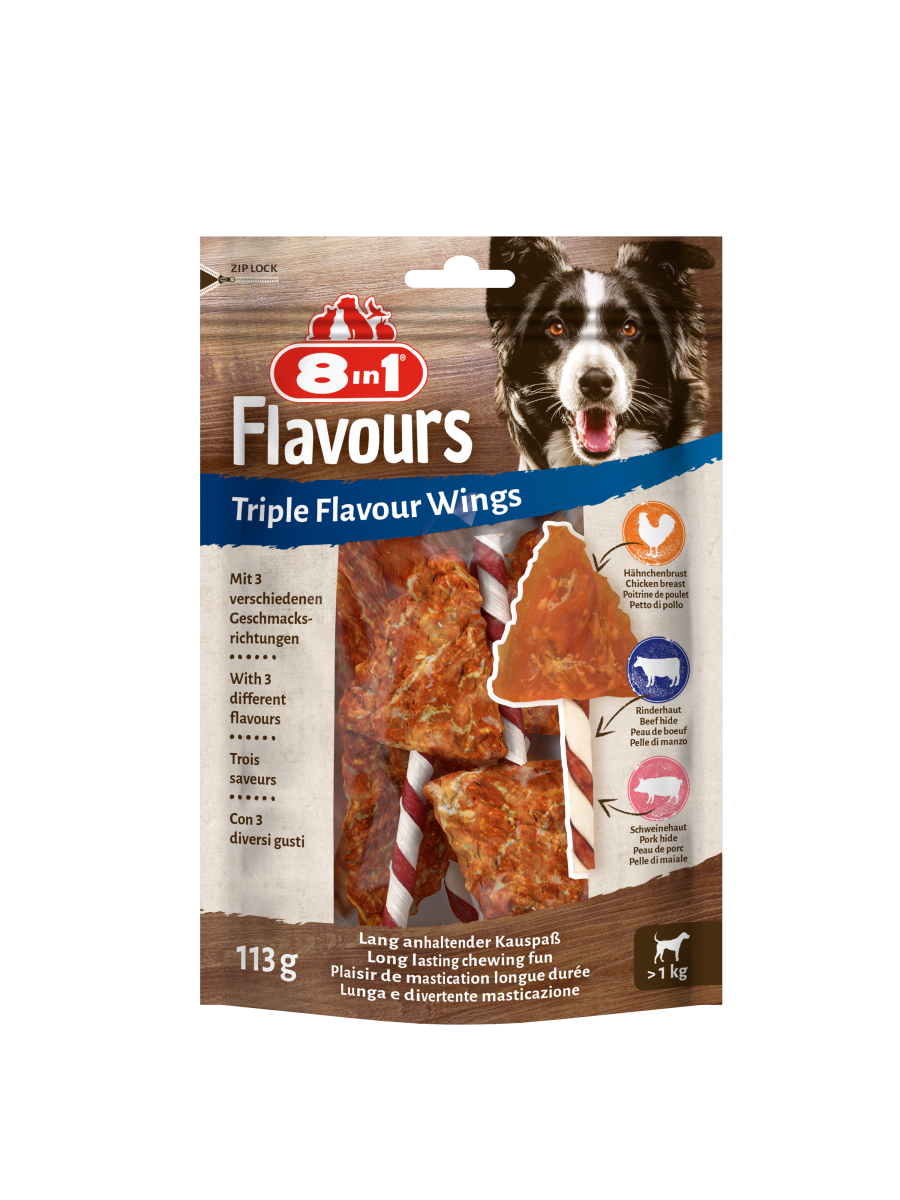 8in1 Triple Flavour Wings 6pcs, 113 g