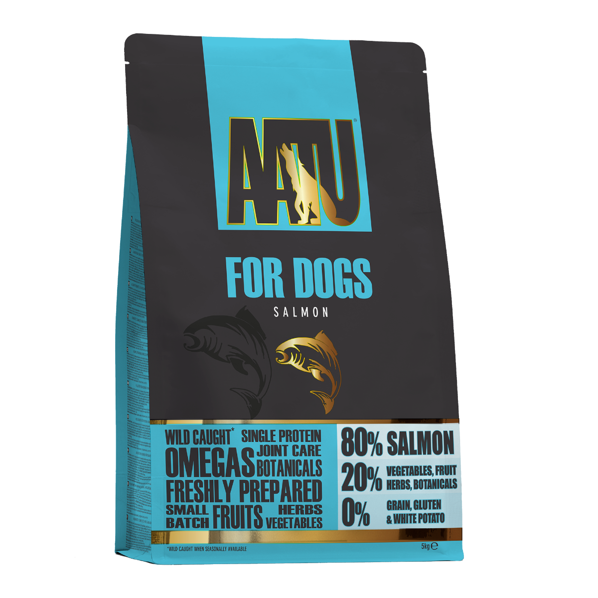 AATU Free Run Salmon Dry Dog Food - 5kg