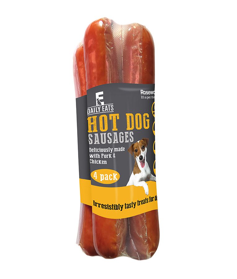 Rosewood Daily Eats Hot Dog Sausages Dog Treats 220g - 220G