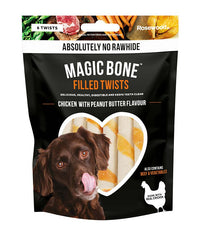 Thumbnail for Rosewood Magic Bone Filled Twists Dog Treats 6pcs -
