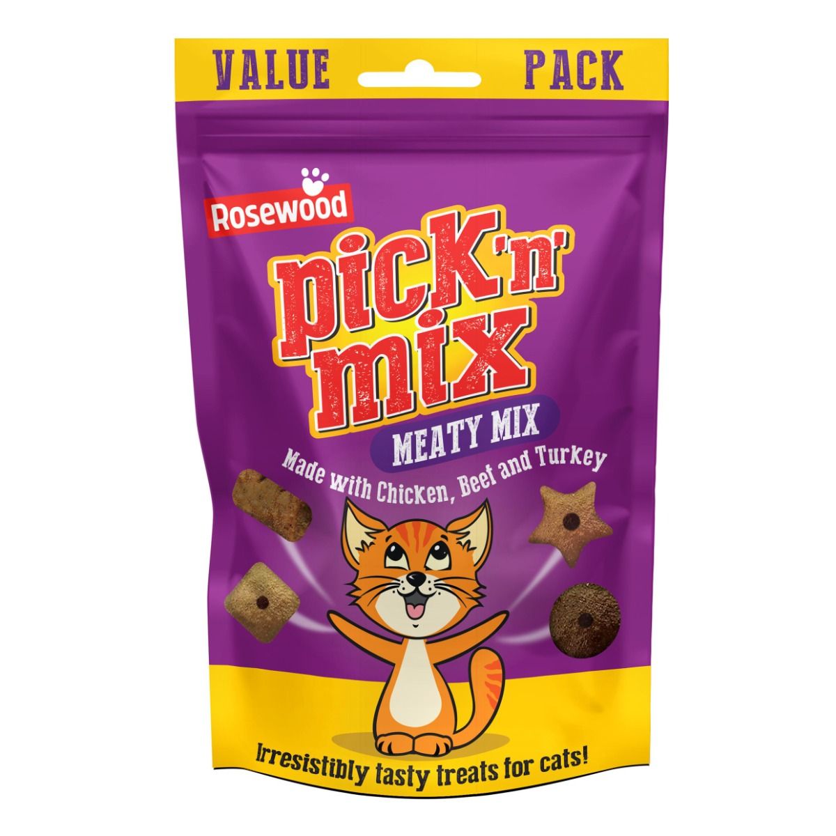 Rosewood Pick'n' Mix Meaty Mix Cat Treats 180g Value Pack - 180G