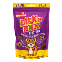 Rosewood Pick'n' Mix Meaty Mix Cat Treats 180g Value Pack - 180G